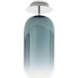 Artemide Gople Blue Ceiling Flush Light 21cm