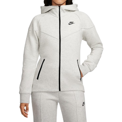 Nike Sportswear Tech Fleece Windrunner Full-Zip Hoodie Women's - Light Grey/Heather/Black