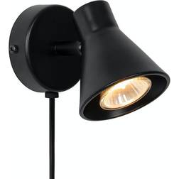 Nordlux Oak Black Vægarmatur ∅ 8.5cm