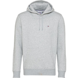 Tommy Hilfiger Fleece Flag Patch Hoodie - Light Grey Heather