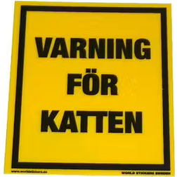 Sign Warning for the Cat