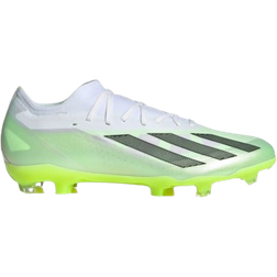 Adidas X Crazyfast.2 Firm Ground Boots - Cloud White/Core Black/Lucid Lemon F23