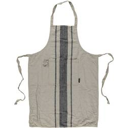 Gripsholm Linen Blend Apron Blue, Beige (100x70cm)