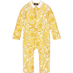 Versace Barocco Romper - White & Gold