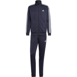 Adidas Men Sportswear Basic 3-Stripes Tricot Tracksuit - Legend Ink/White