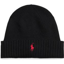 Polo Ralph Lauren Signature Pony Wool Beanie - Black