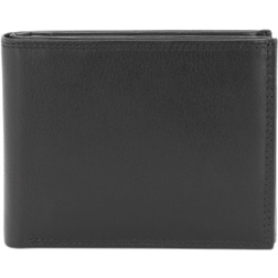 Pia Ries Wallet with Flap for Coins and Cards - Black