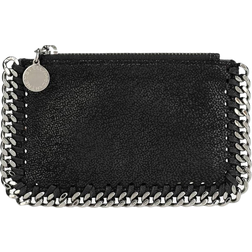 Stella McCartney Falabella Zip Card Holder - Black