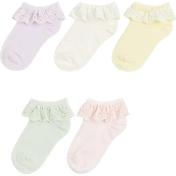 H&M Sneaker Socks 5-pack - Light Green/Light Pink