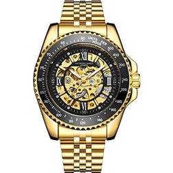 Anthony James Hand Assembled Limited Edition Tachymeter Sports Automatic Gold One Size