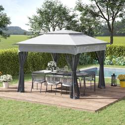 OutSunny Garden Folding Tent Heavy Duty Pop Up Gazebo