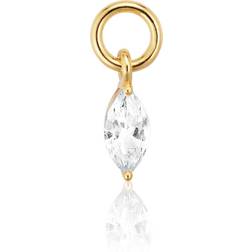 Sif Jakobs White Zirconia Occhio Earring Charm SJ-CH2376-CZ-YG