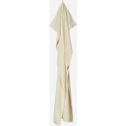 Tekla Fabrics Organic Terry Bath Towel Beige, White (140x70cm)