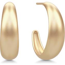 Julie Sandlau Sparrow Midi Hoops Förgyllt Silver Örhängen HPM104GD