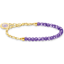 Thomas Sabo Member Charm Bracelet - Gold/Amethyst