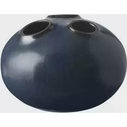 Knabstrup Trio Dark Blue Vase 11cm