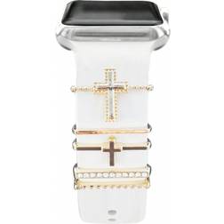Shein Decoration For Apple Watch Bands Ultra 2 9 8 7 6 5 3 Se Diamond Jewelry Charms Samsung/Huawei 20/22mm