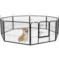 Pawhut Pet Pen Guinea Dog Pig Puppy Playpen 80x60Hcm