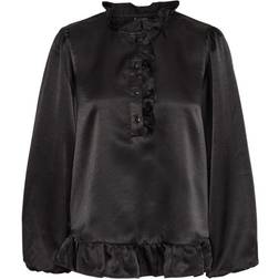 Pieces Nessa Blouse - Black