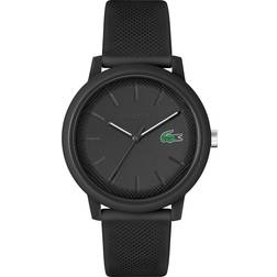 Lacoste L.12.12 Black Silicone 42mm Black Black