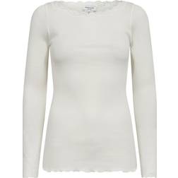 Rosemunde Boatneck Bluse, Ivory