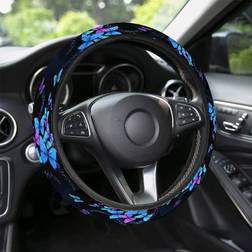 Shein Butterfly Pattern Car Steering Wheel Cover