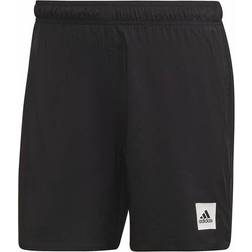 Adidas Men's Sportswear Solid Swimming Shorts - Black