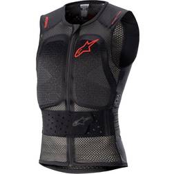 Alpinestars Nucleon Flex Pro Beskyttelsesvest - Transparent Røgfarvet Rød/Sort