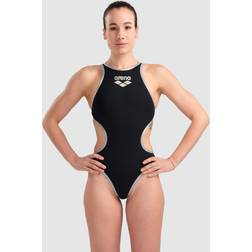 Arena Badeanzug Damen Black-silver_r