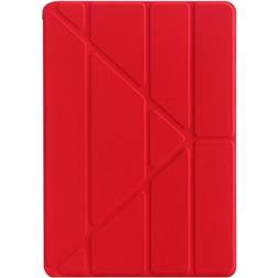 MTP Products iPad 10.2 2019 2020 2021 Origami Stand Foliofodral Röd