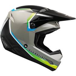 Fly Racing Crossikypärä Kinetic - Harmaa