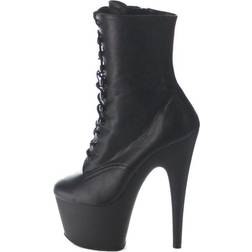 Pleaser Adore-1020 Blk Faux Leather