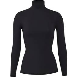 SKIMS Fits Everybody Turtleneck Top - Onyx