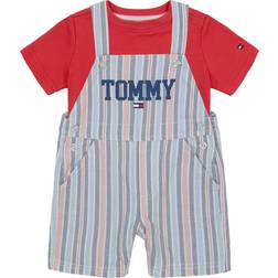 Tommy Hilfiger Baby's Tee & Logo Shortall Set 2-piece - Blue