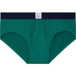 Olympics Games Paris 2024 Le Slip Francais Briefs Green Print