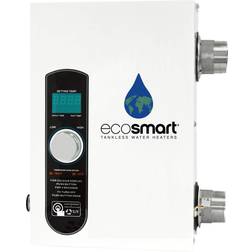 EcoSmart POOL 27 Electric Tankless Pool Heater, 27kW, 240 Volt, 112.5 Amps with Self Modulating Technology