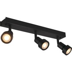 SLV Puri Matt Black Ceiling Flush Light ∅ 5cm