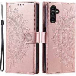 MTP Products Samsung Galaxy A34 5G Mandala Series Etui med Pung Rødguld