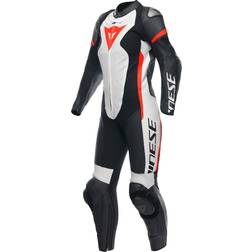 Dainese Grobnik Leather Suit - Black/White/Red Woman