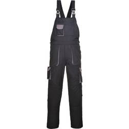 Portwest TX12 Texo Contrast Bib and Brace Overall - Black