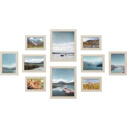 Songmics 10 Pieces Picture Natural 20 x 25 cm Photo Frame 3pcs