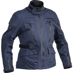 Halvarssons Gruven Wasserdichte Damen Motorrad Textiljacke, blau, Größe Damen