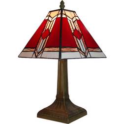 ValueLights Tiffany Brown Table Lamp