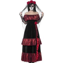 Smiffys Day of the Dead Brud Maskeraddräkt