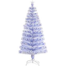 Homcom Snowy White and Blue Christmas Tree 150cm