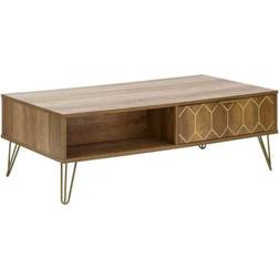 GFW Orleans Mango Gold Coffee Table 59x95cm