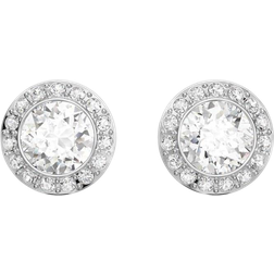 Swarovski Angelic Stud Earrings - Silver/Transparent