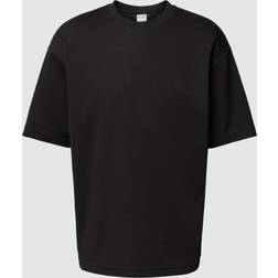 Selected Oversize Korta Ärmar T-shirt Svart