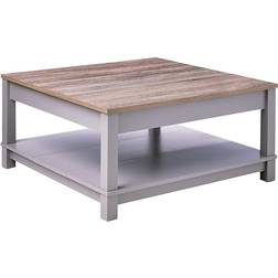 Altra Carver Grey Coffee Table 35.4x35.4"