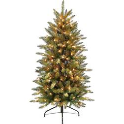 Puleo International Pre-Lit Fraser Green Christmas Tree 137.2cm